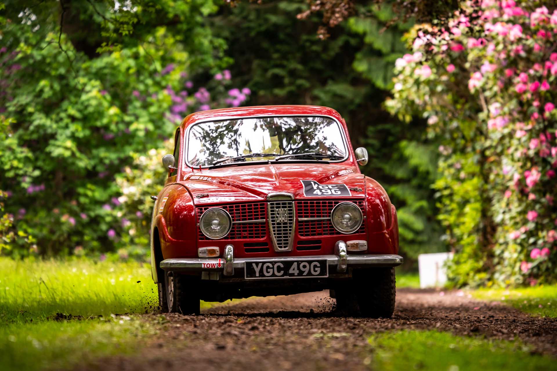 Historic Rally Car Display