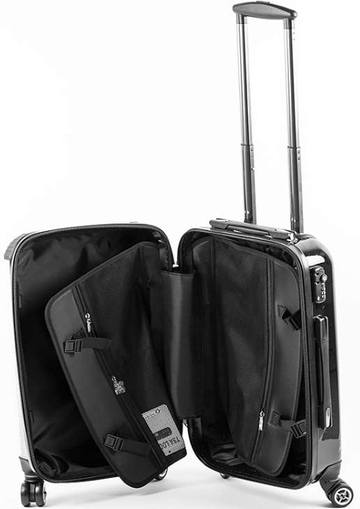 Organised Suitcase Interior